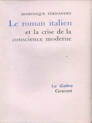 cover image of Le roman italien et la crise de la conscience moderne